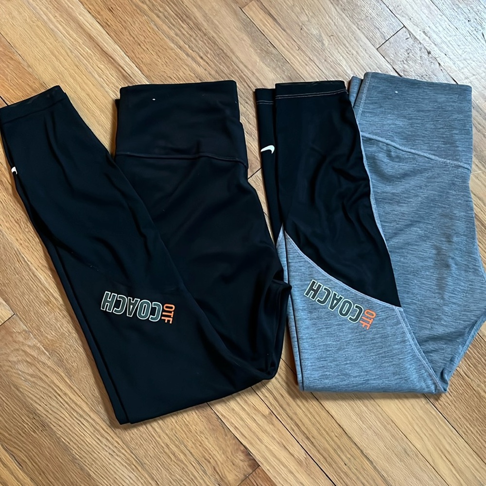 Nike mesh back OTF coach leggings